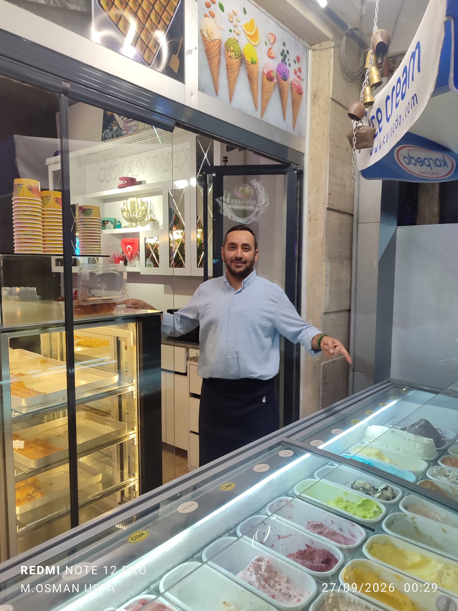 Pastanemizdeki rengârenk dondurma çeşitleri